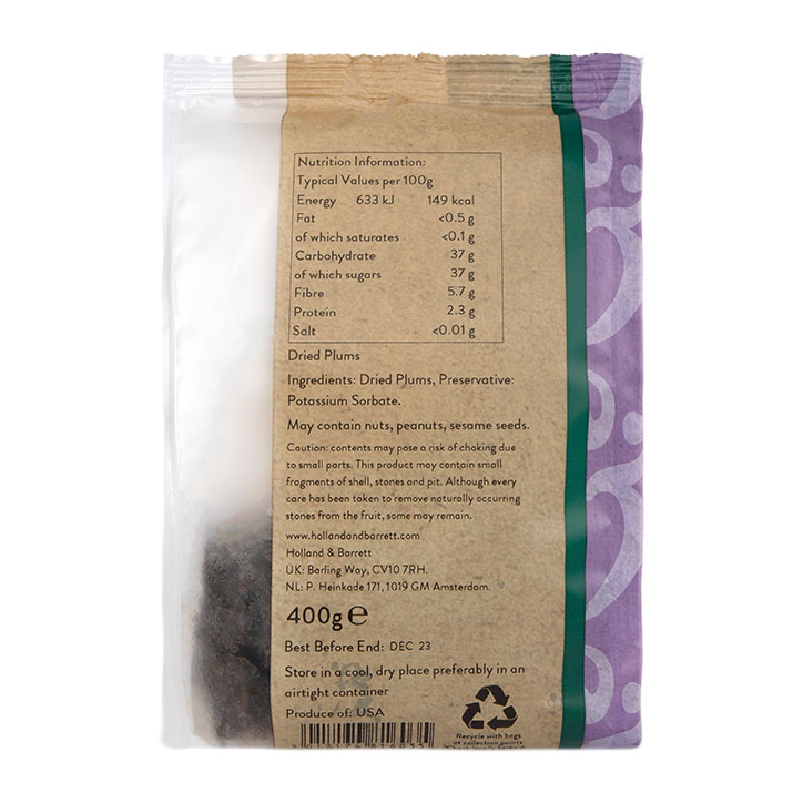 Holland & Barrett Luxury Dried Plums 400g image 2