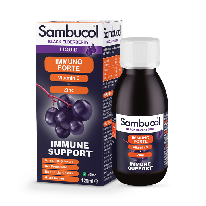 Sambucol Immuno Forte Black Elderberry Formula 120ml image 1