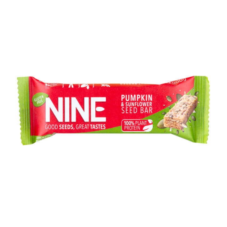 NINE Pumpkin & Sunflower Seed Bar Holland & Barrett