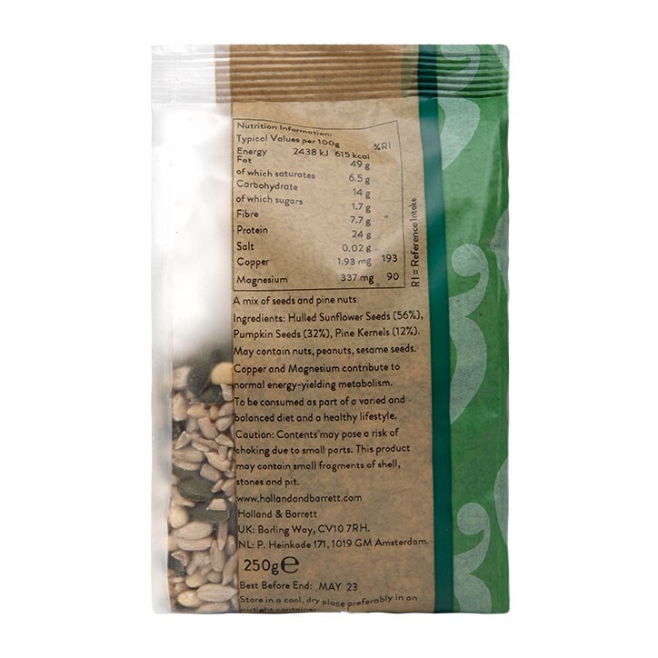 Holland & Barrett Seed & Pine Nut Mix 250g image 2