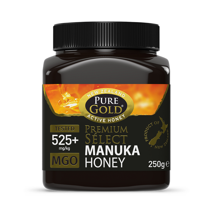 Pure Gold Premium Select Manuka Honey MGO -  525+ 250G