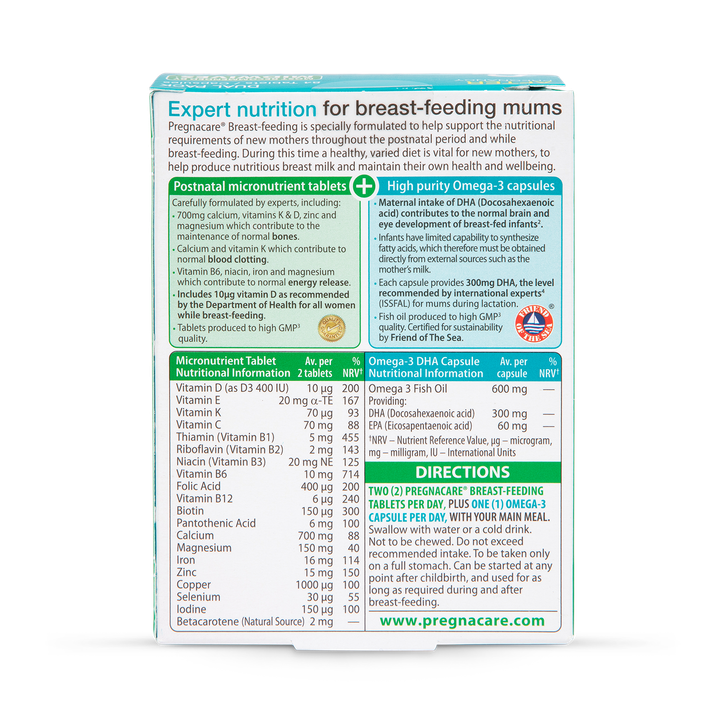Vitabiotics Pregnacare Breastfeeding 84 Tablets image 2