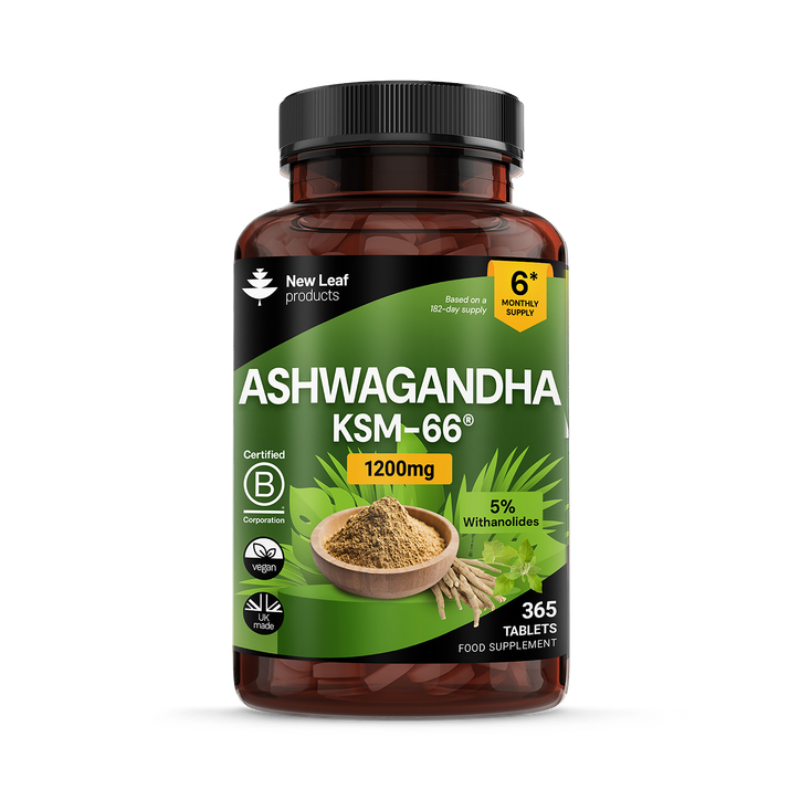 Ashwagandha KSM 66 Tablets 365 tablets image 1