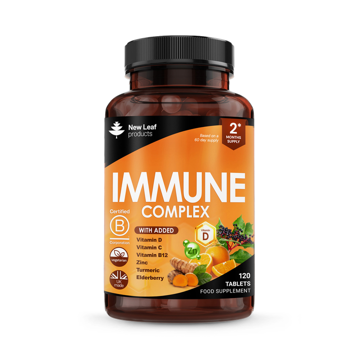 Immune Complex with Vitamins, Zinc, Turmeric, Elderberry Tablets 120 tablets image 1