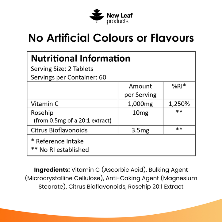 Vitamin C Tablets 120 tablets image 2