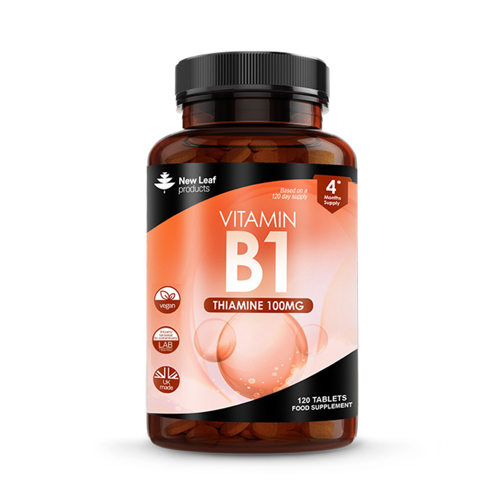 Vitamin B1 Thiamine Tablets 120 tablets image 1
