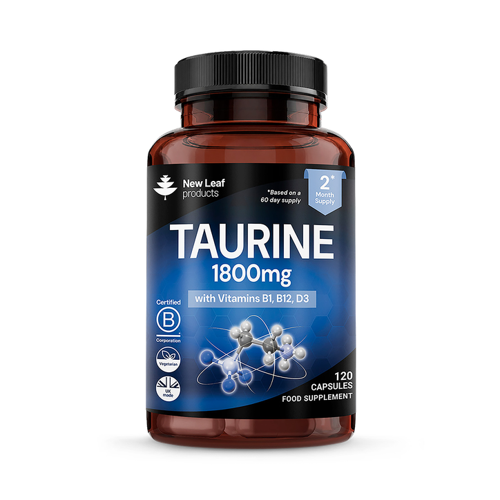 New Leaf Products Taurine Capsules 120 capsules