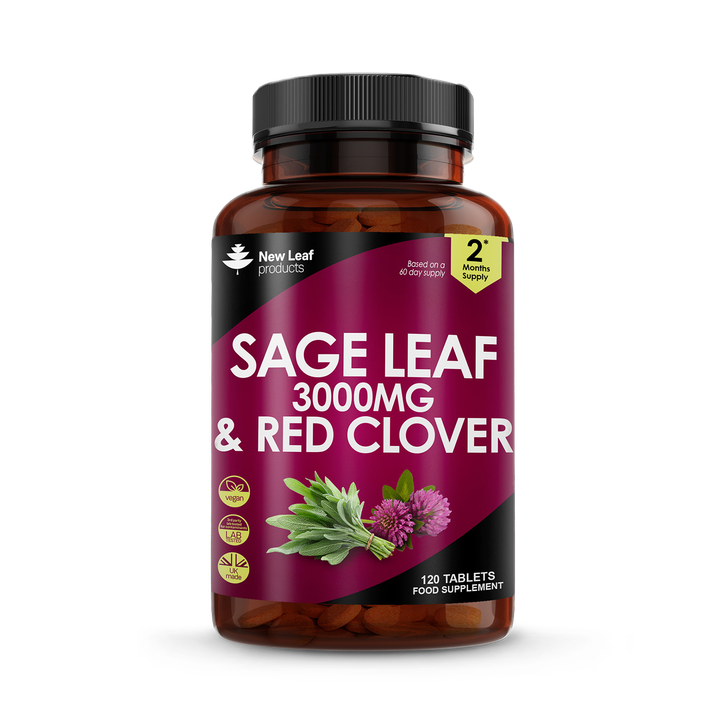 Sage Leaf & Red Clover Tablets 120 tablets image 1