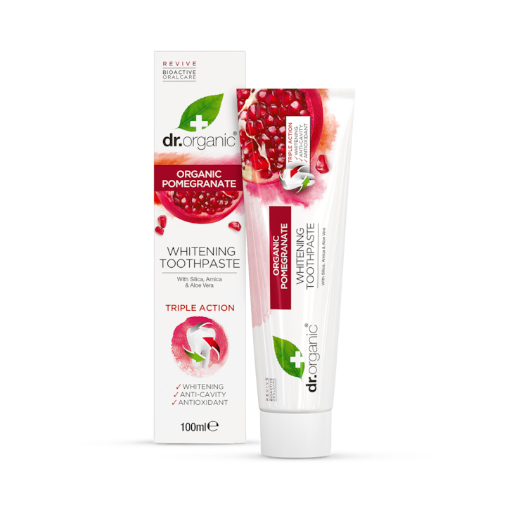 Dr Organic Pomegranate Toothpaste 100ml image 1