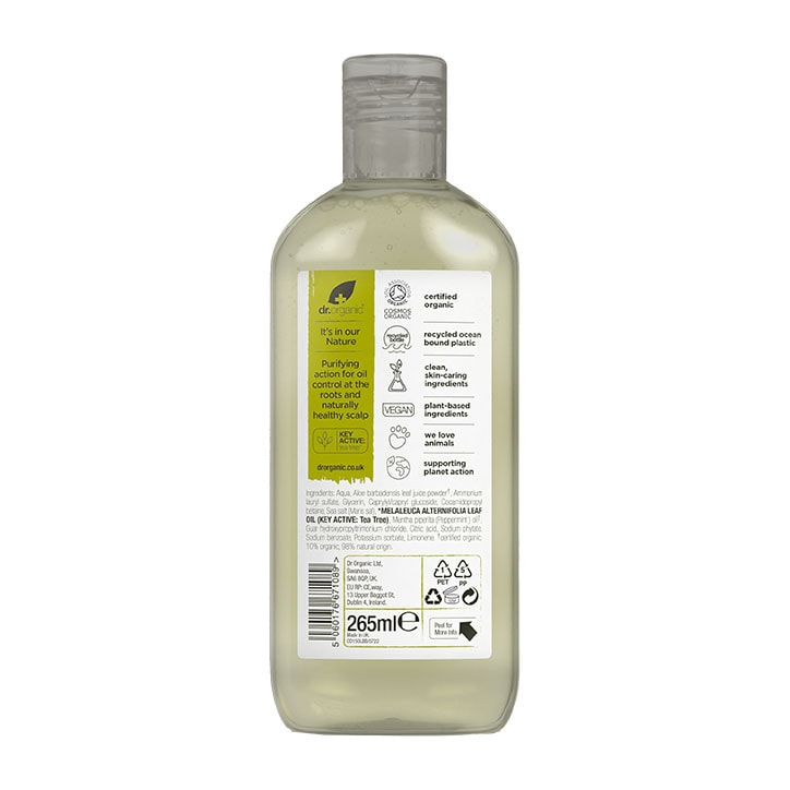 Dr Organic Tea Tree Shampoo 265ml-2