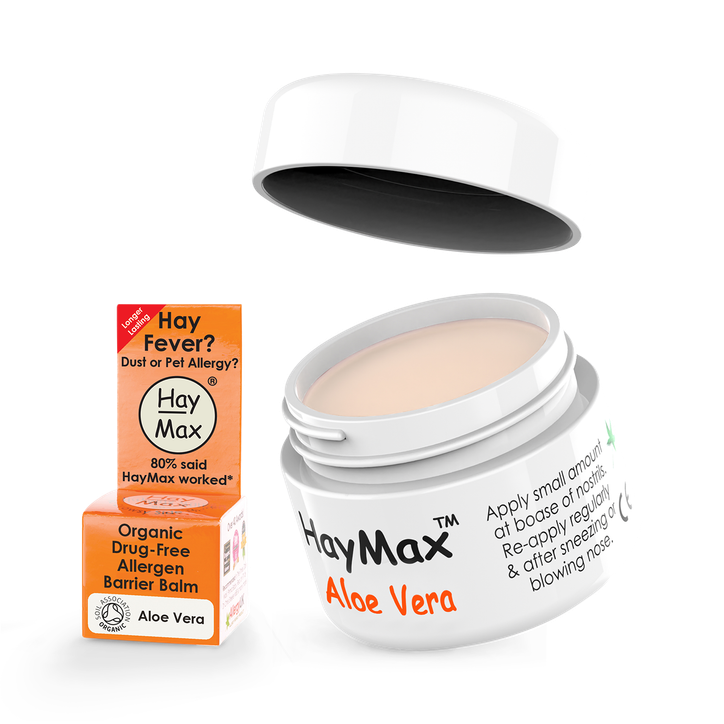 HayMax Aloe Vera Organic Drug Free Pollen Barrier Balm 5ml image 1