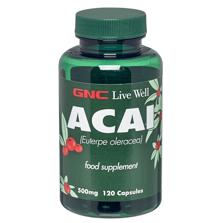 GNC Acai 500mg 120 Capsules