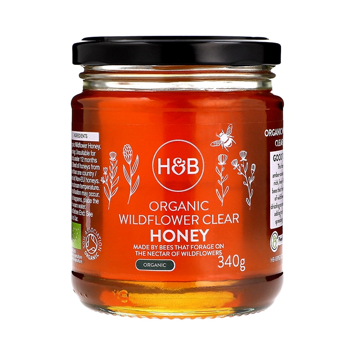 Holland & Barrett Organic Wild Flower Clear Honey 340g-1