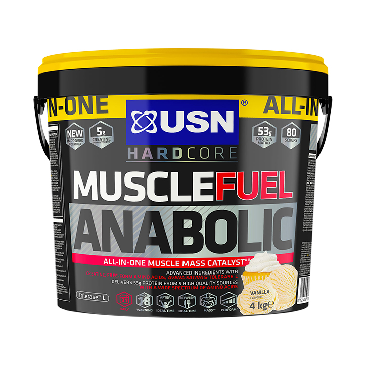USN Muscle Fuel Anabolic All-In-One Shake Vanilla 4kg image 1