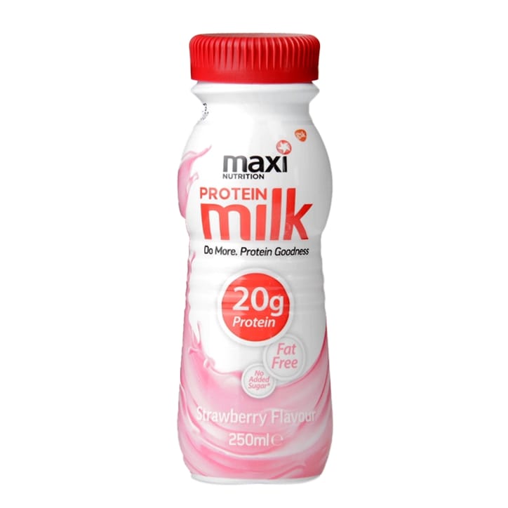 Maximuscle MaxiMilk Strawberry 330ml image 1