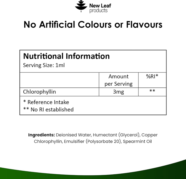 Chlorophyll Liquid Drops 100ml image 2