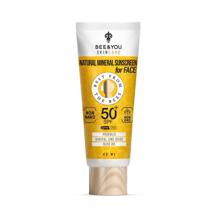 Bee&You Skincare Natural Mineral Sunscreen For Face SPF 50 40ml