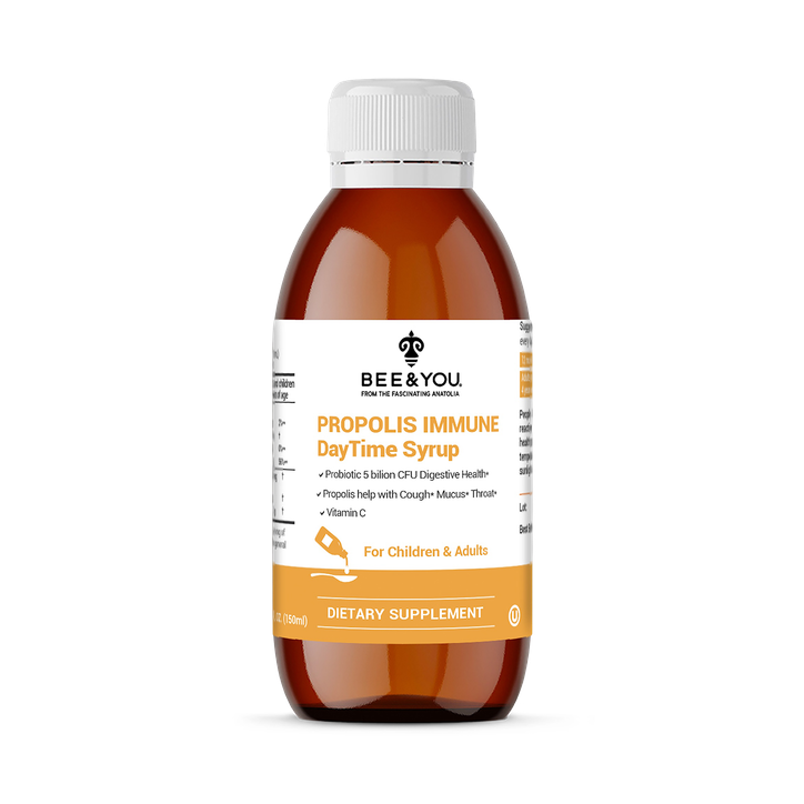 BEE&YOU Propolis Immune DayTime Syrup - Probiotic, 150 ml