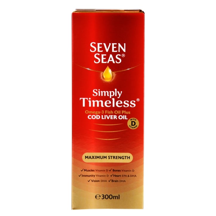 Seven Seas Extra High Strength Cod Liver Oil Liquid 300ml