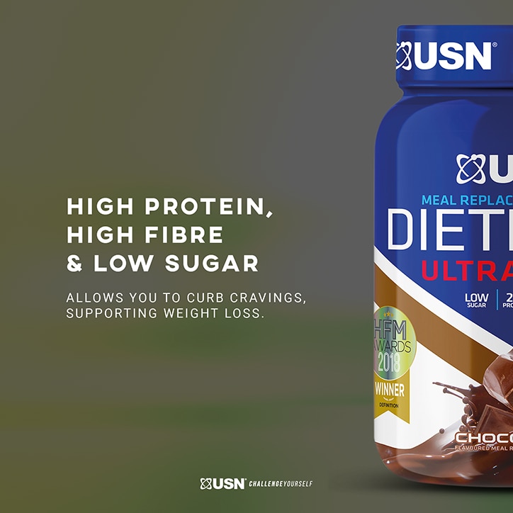USN Diet Fuel Meal Replacement Shake Chocolate 1kg-2