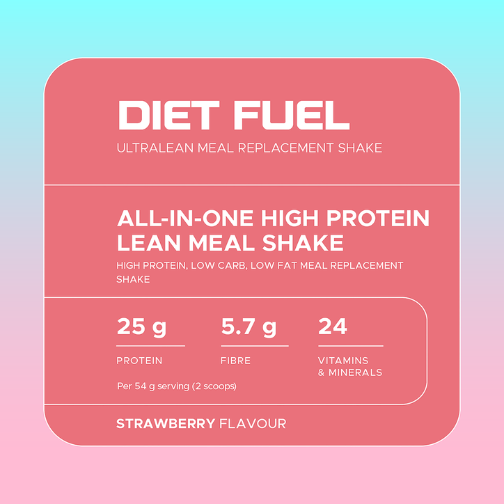 USN Diet Fuel Meal Replacement Shake Strawberry 1kg image 4