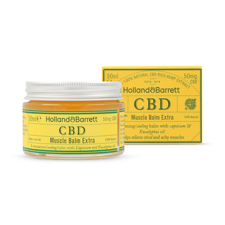 Holland & Barrett Cbd Muscle Balm Extra 50Ml