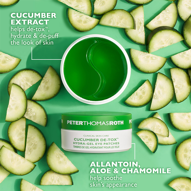 Peter Thomas Roth Cucumber De-Tox Hydra-Gel Eye Patches 60 Pads image 2