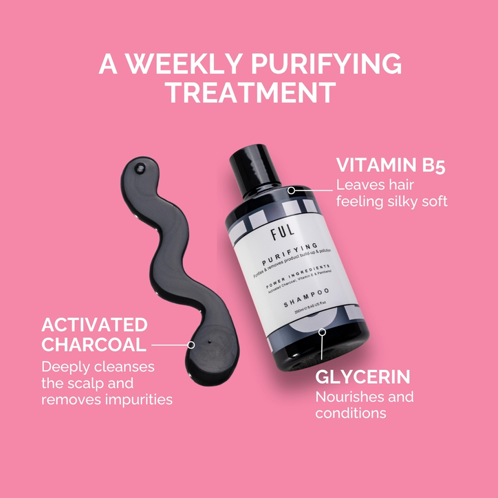 Ful Charcoal Purfiying Shampoo 250ml image 3