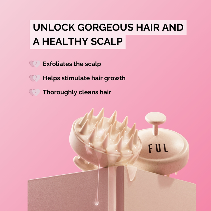 Ful Scalp Massager Shampoo Brush image 3