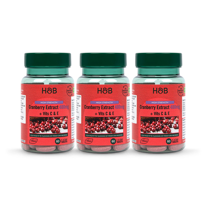 Holland & Barrett Cranberry Tablets 250mg 6 Months Supply Bundle image 1