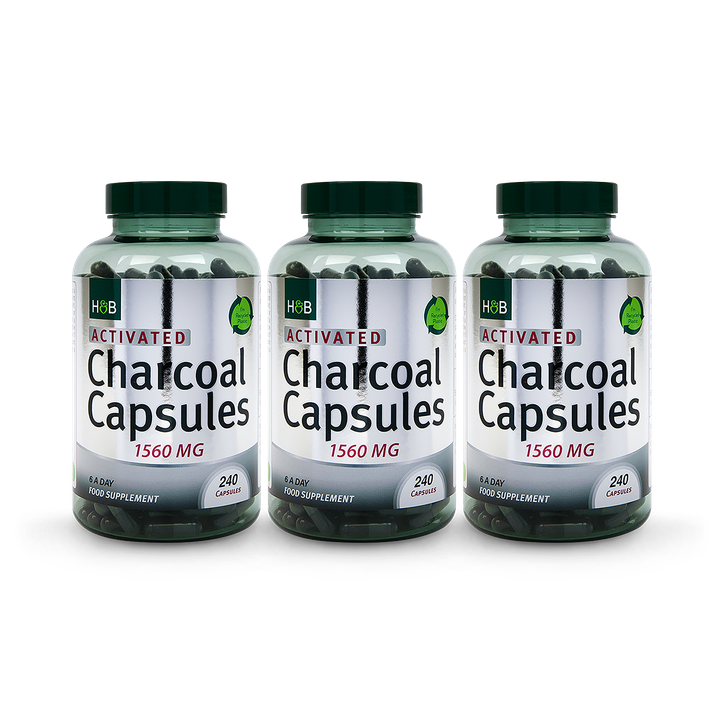 Holland & Barrett Charcoal Capsules 3 Months Supply Bundle image 1