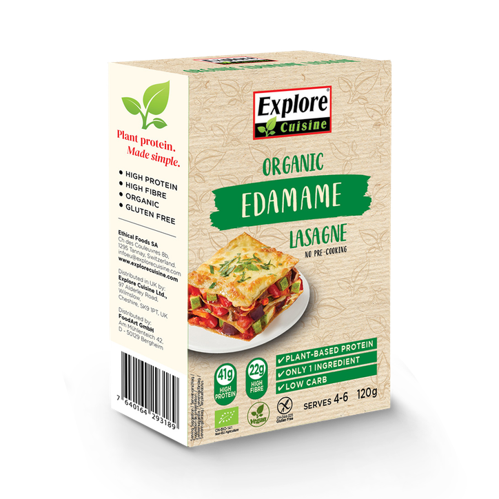 Explore Cuisine Organic  Edamame Lasagne 120g