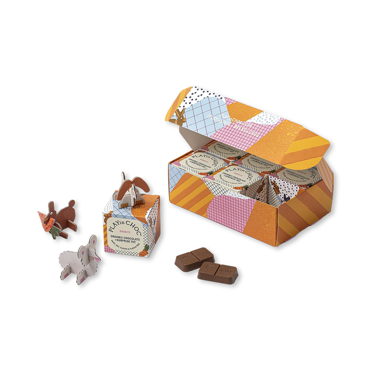 PLAYin CHOC ToyChoc Box RABBiTS GiFT SET