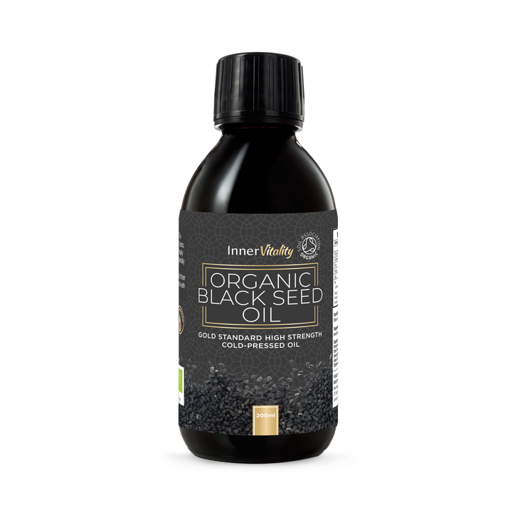 INNER VITALITY Organic Black Seed Oil - 200 ml (gold)