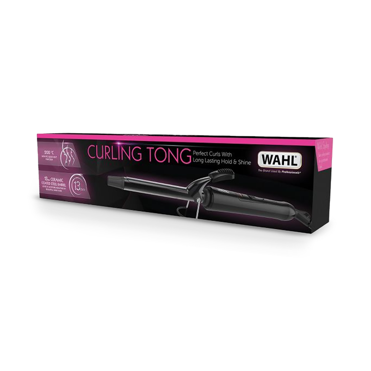 Wahl Curling Tong Ceramic Barrel 13mm Black ZX910