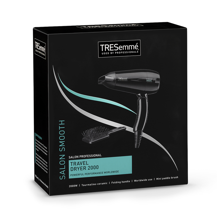 TRESemmé Salon Professional Travel Dryer 2000'C Black 5549U