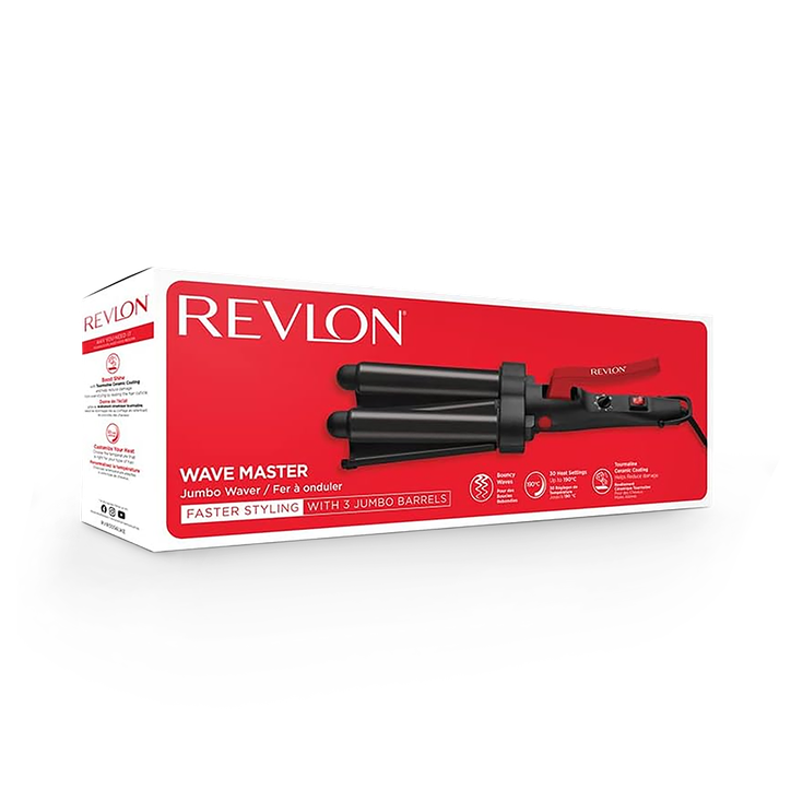 Revlon Wave Master Jumbo Waver Black Rvir3056