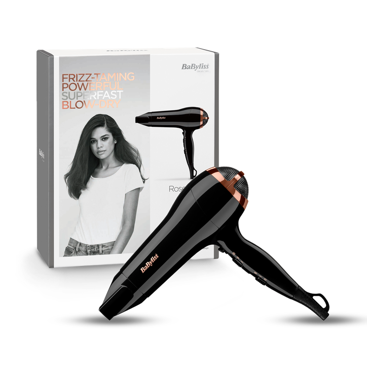 Babyliss Rose Lustre Hair Dryer 2400W Black 5736Du