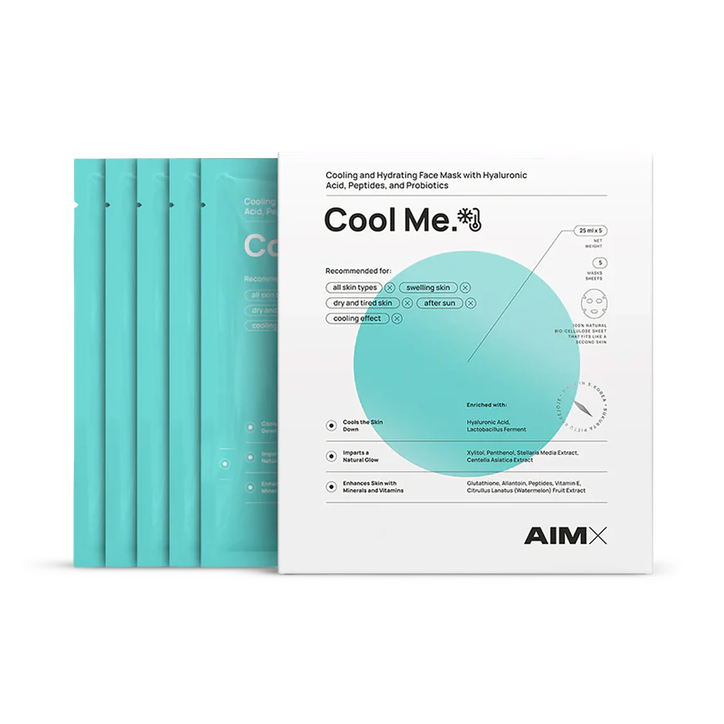 Aimx Hydrating And Cooling Face Mask With Probiotics Cool Me 25ml image 2
