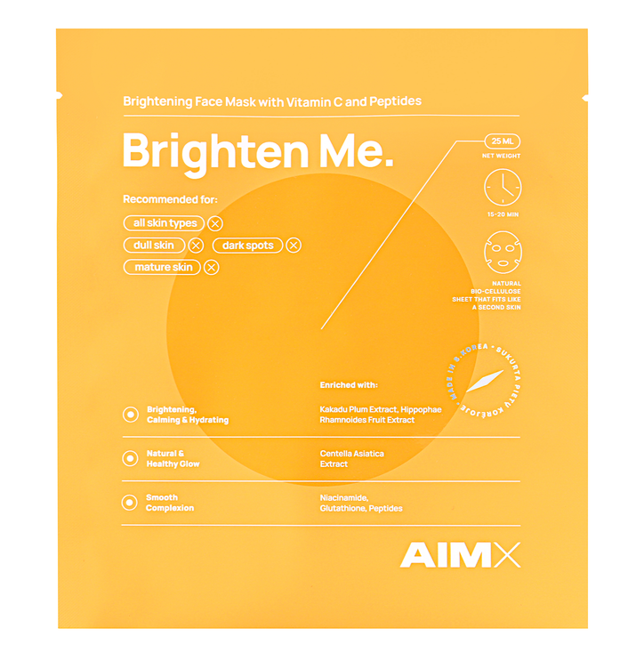 Aimx Sheet Mask With Vitamin C Brighten Me 25ml image 2