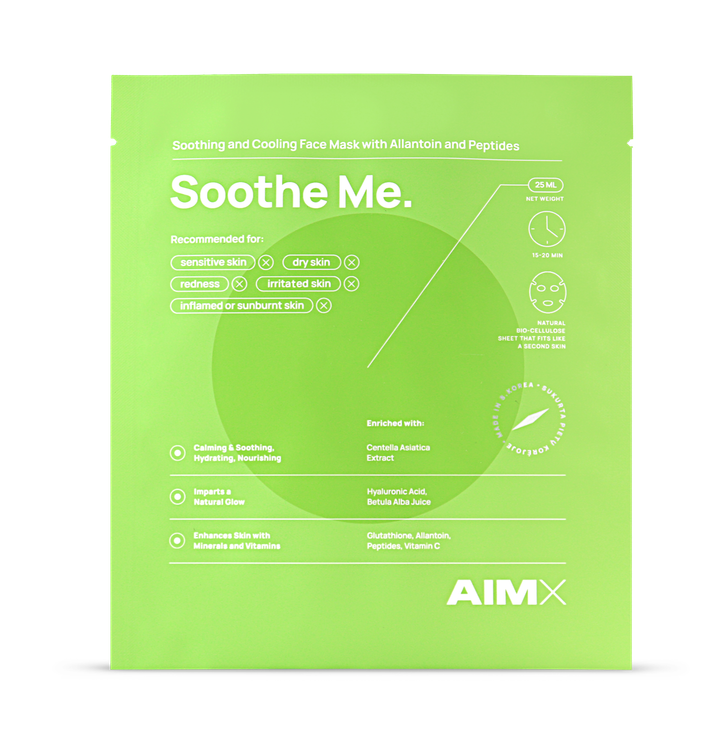 Aimx Soothing Sheet Mask With Peptides Soothe Me 25ml image 2