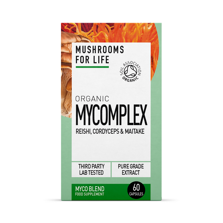 Mushrooms For Life Organic Mycomplex Myco Blend Capsules 60 Caps