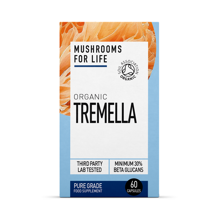 Mushrooms For Life Organic Tremella  Pure Grade Extract Capsules 60 Caps