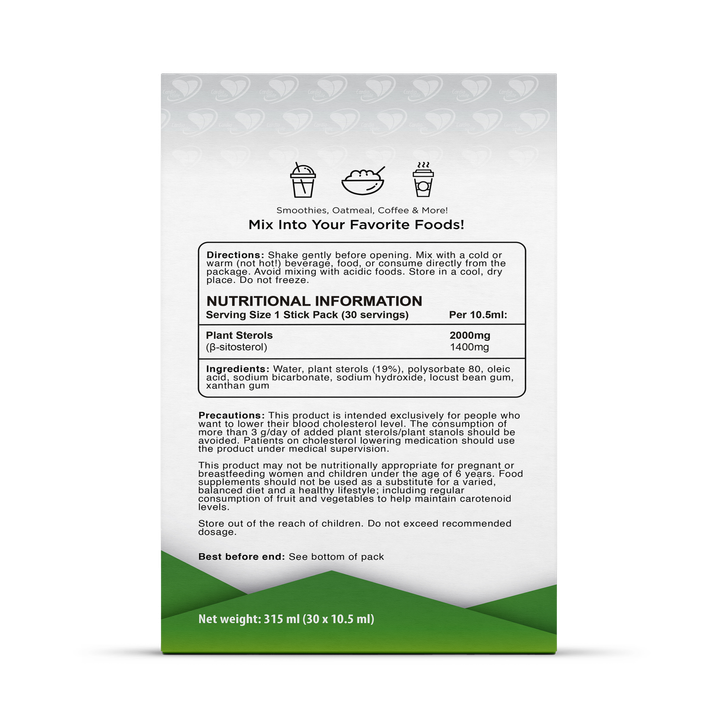 Cardiosmile Pine Tree Planet Sterols 2000mg 30 Sachets image 2