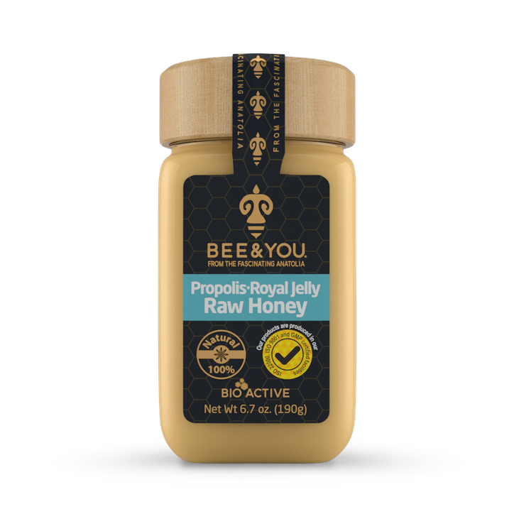 BEE&YOU Propolis Royal Jelly Raw Honey Mix 190g