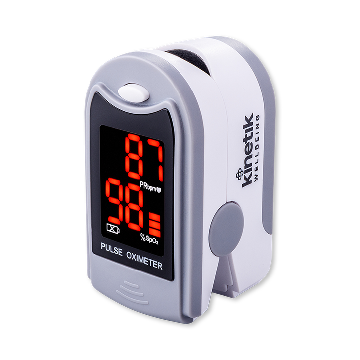 Kinetik Pulse Oximeter White/Silver Po6L