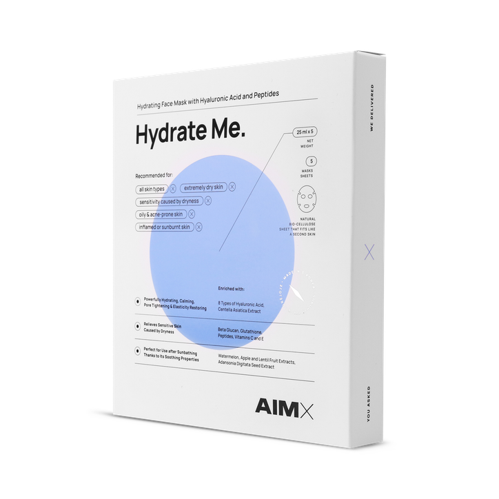 Aimx Moisturising Sheet Mask With Peptides Hydrate Me 25ml image 1