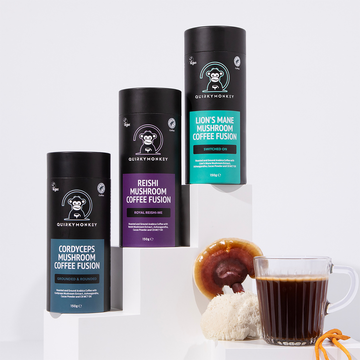 Quirky Monkey Lion's Mane Mushroom Coffee Fusion (Switched On) 150g image 6