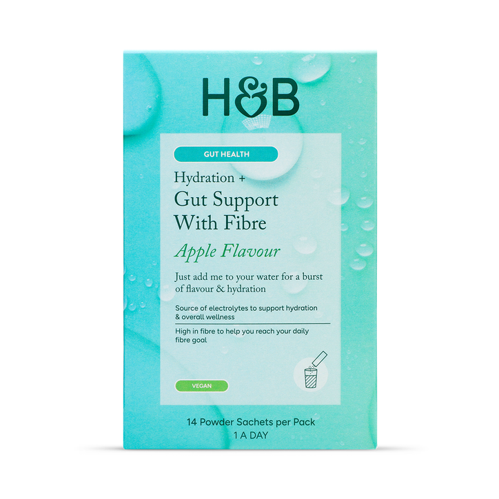 Holland & Barrett Hydration + Fibre Gut Support Apple Flavour 14 Sachets