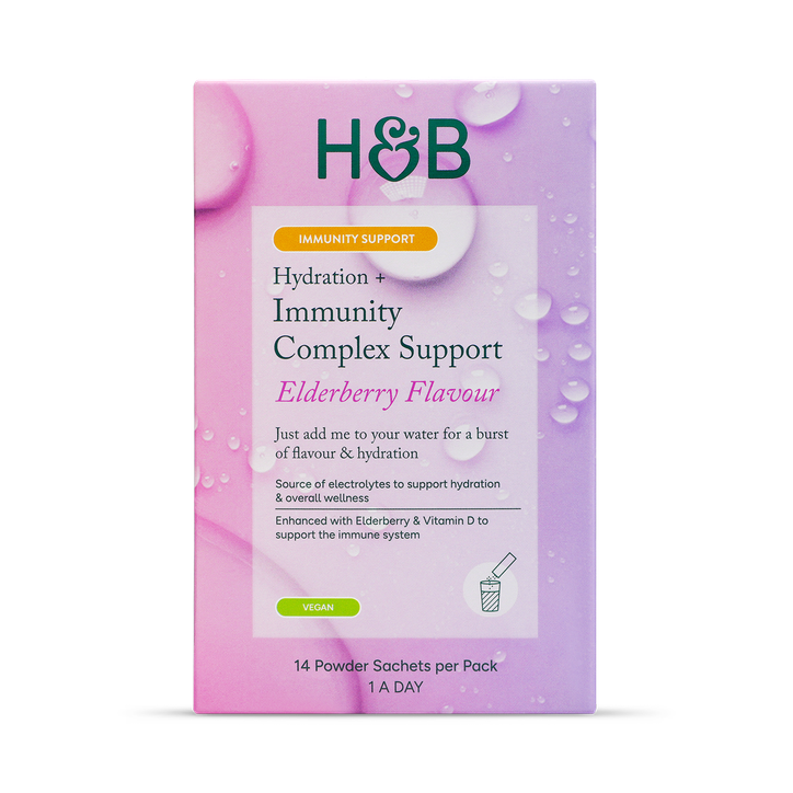 Holland & Barrett Hydration + Immunity Support Elderberry 14 Sachets